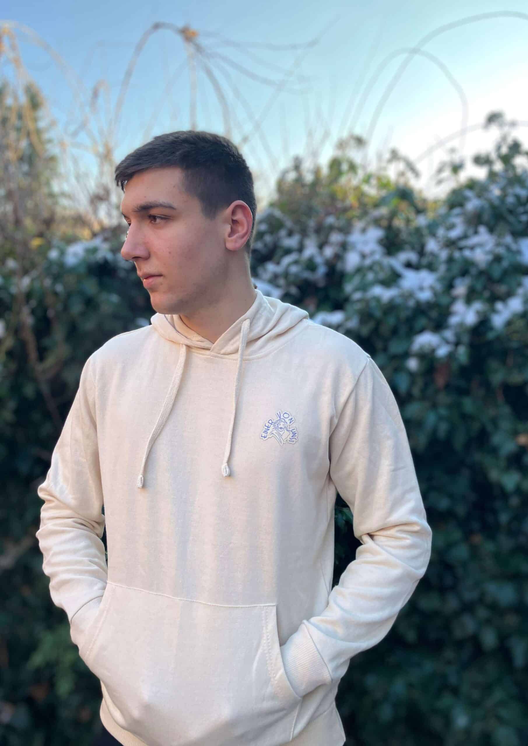 Rezless Hoodie mit christlichem Logo | Mookho.de.