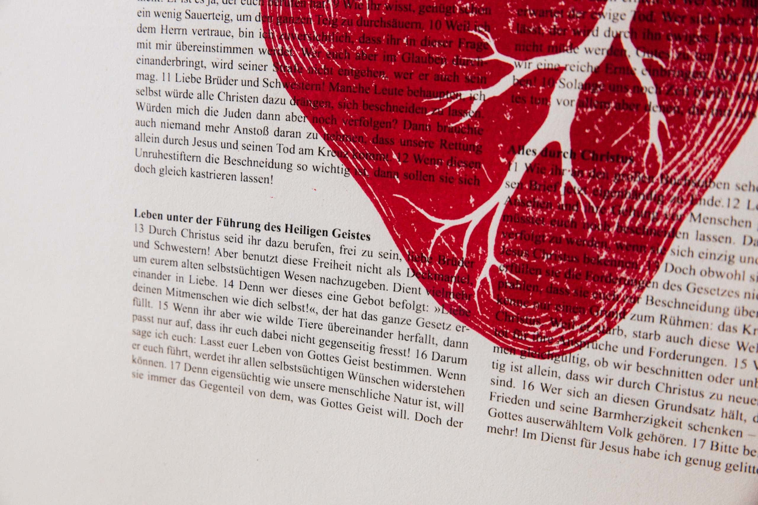 DIENEN . Die Bibel auf Art Prints . Kunstdruck A3 . Galaterbrief 4-6 3 Glaubensartikel für Christen, christliche Marken, christliche Produkte, christliche Marketplace, christliche Shops.