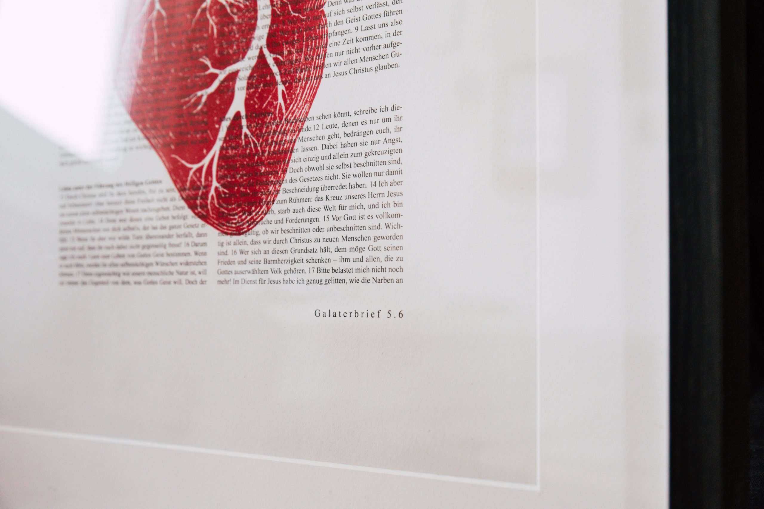 DIENEN . Die Bibel auf Art Prints . Kunstdruck A3 . Galaterbrief 4-6 6 Glaubenssymbol, christliche Bibel, religiöse Kunst, christliche Inspiration.
