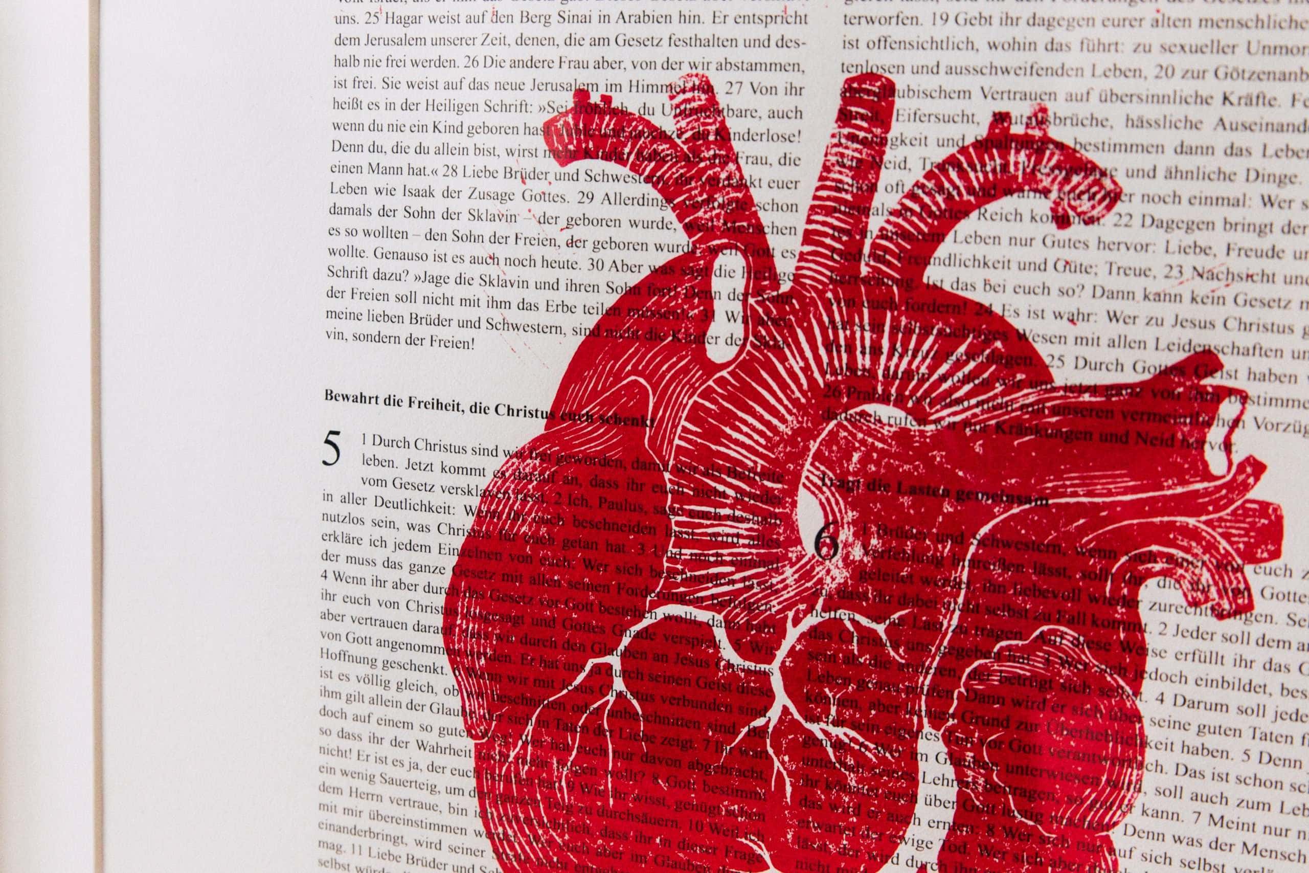 DIENEN . Die Bibel auf Art Prints . Kunstdruck A3 . Galaterbrief 4-6 4 Glaubensartikel christliche Marken, christliche Produkte, Marketplace für Christen, christliche Geschenkideen.