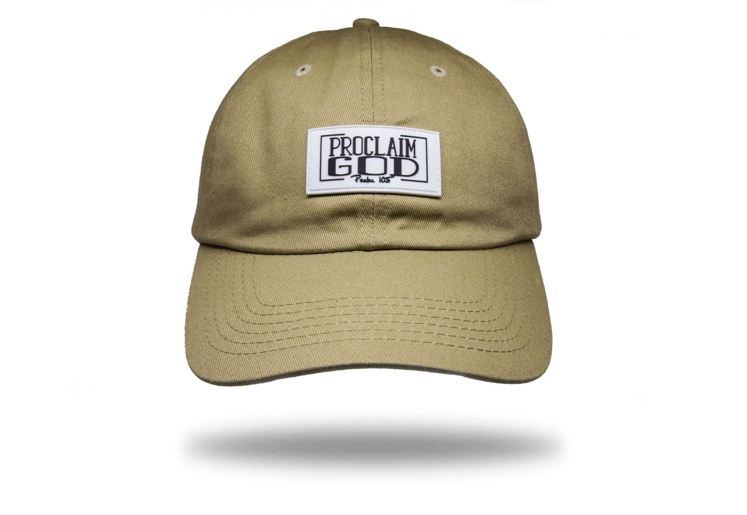 Glaubensbasierter Baseballcap mit Proclaim God Aufnäher für Christen, göttliche Botschaft.