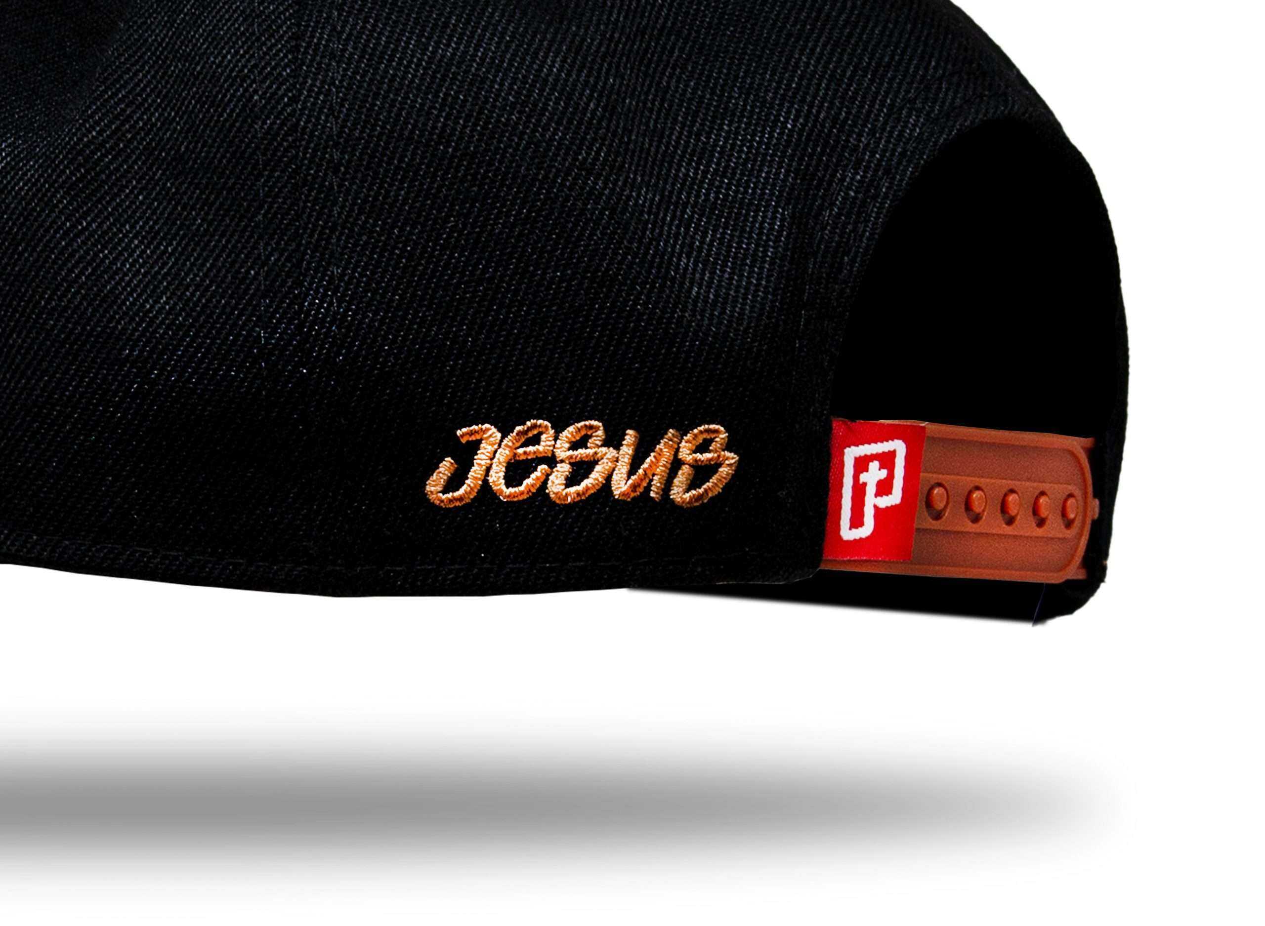 The Solomon - Snapback 3 Gott Christliches Logo auf schwarzem Cap, religiöse Markenmützen, christlicher Glaube Mode.