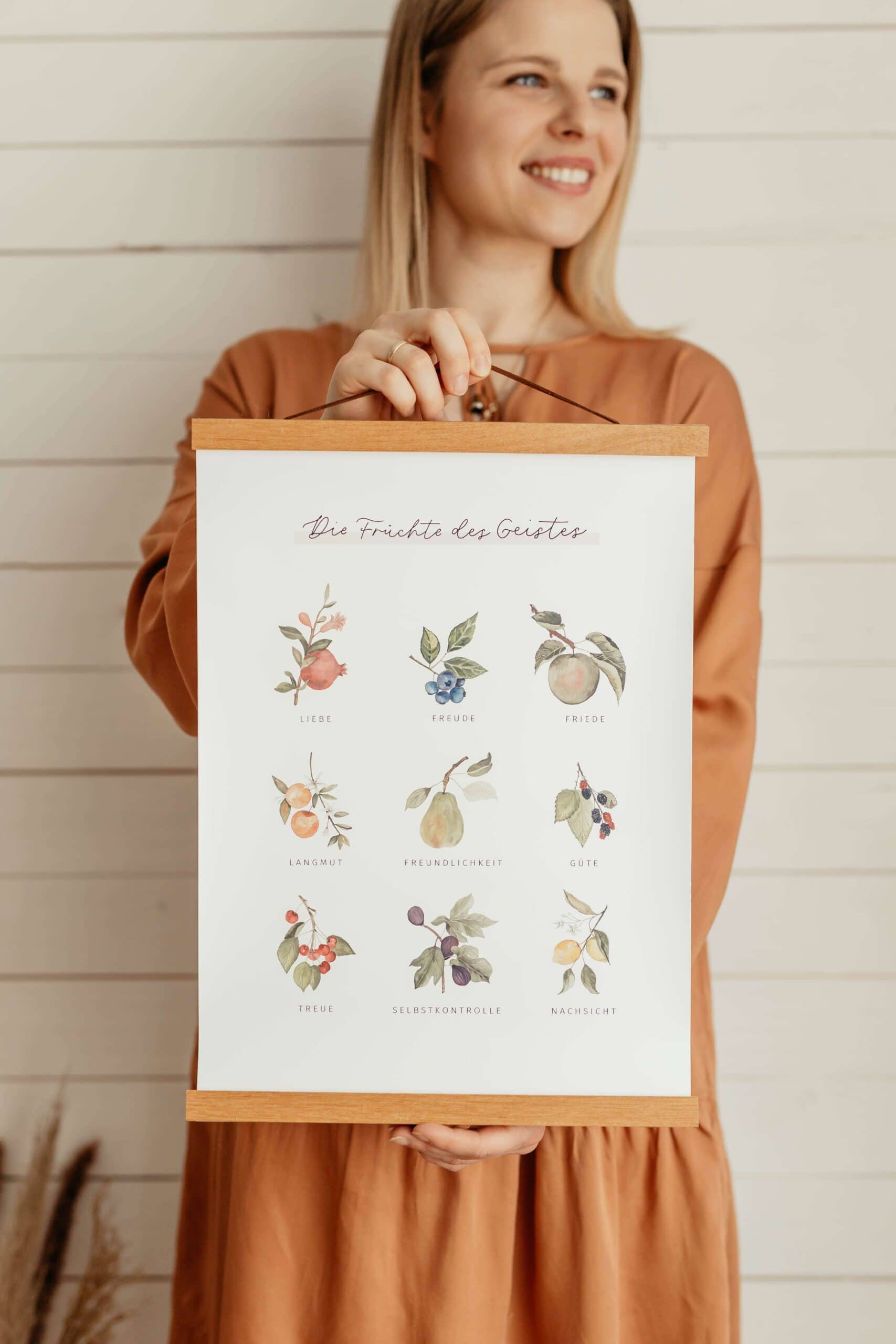 Segenskarte mit christlichen Werten, spirituellen Inspirationen, christliche Geschenke.