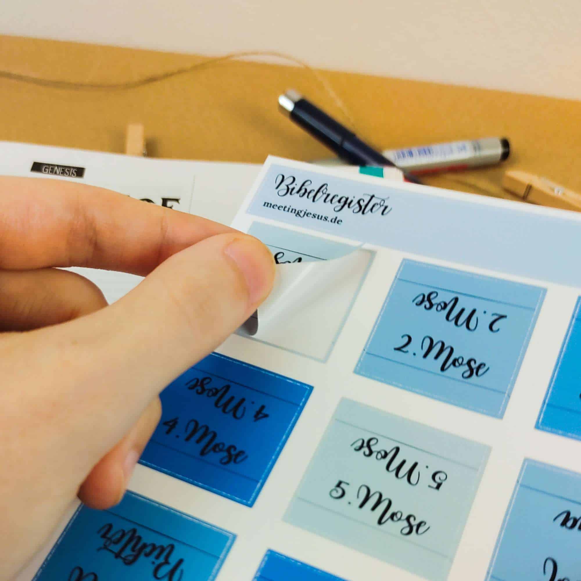 Bibelregister "Himmel" | Griffregister für die Bibel | Bibel-Griffregister | Selbstklebend | Lettering | Blau 5 Arbeitsblatt mit biblischen Namen, christliche Bildung, religiöse Aktivitäten für Kinder.