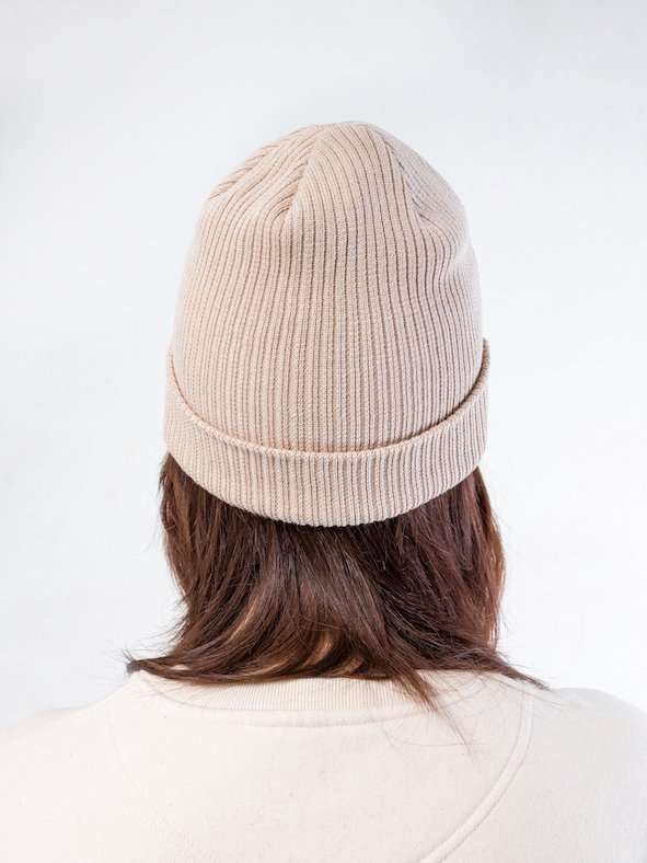 BEANIE CREME 3 Beanie Mütze aus Wolle für Damen, warme Kopfbedeckung, christliche Lifestyle Accessoire.
