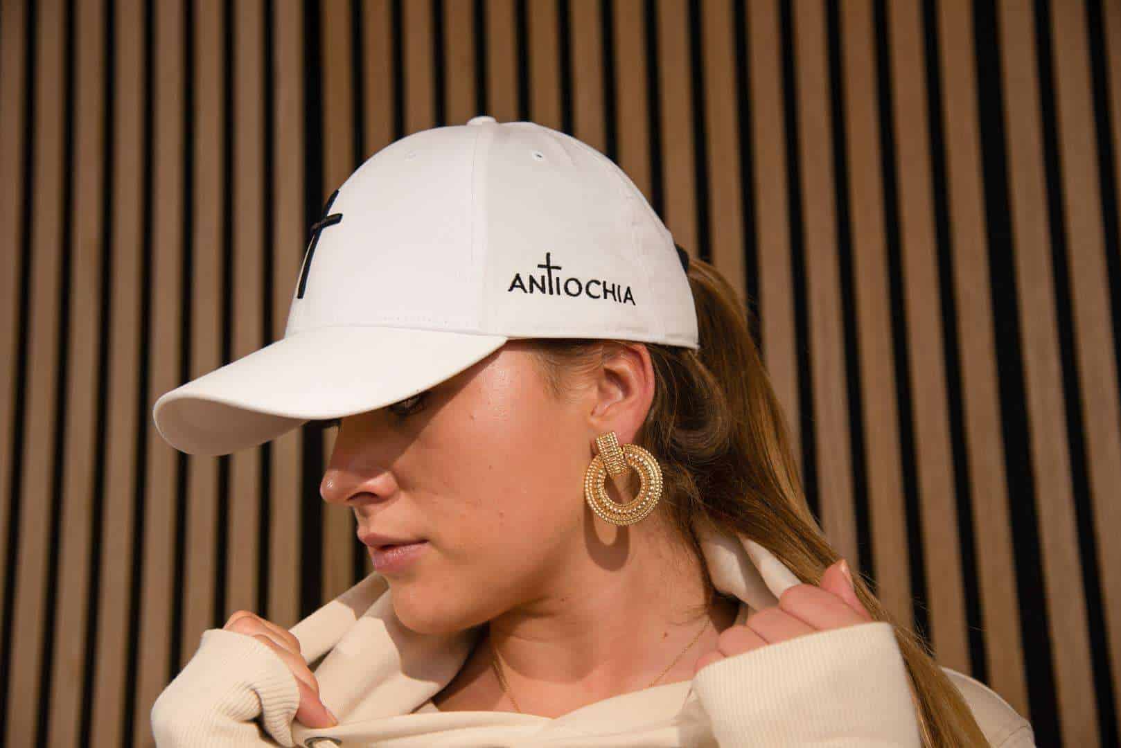 Basecap - "Nikolaus N°2" 8 Moderner Christlicher Modehut mit Antiochia-Logo,.