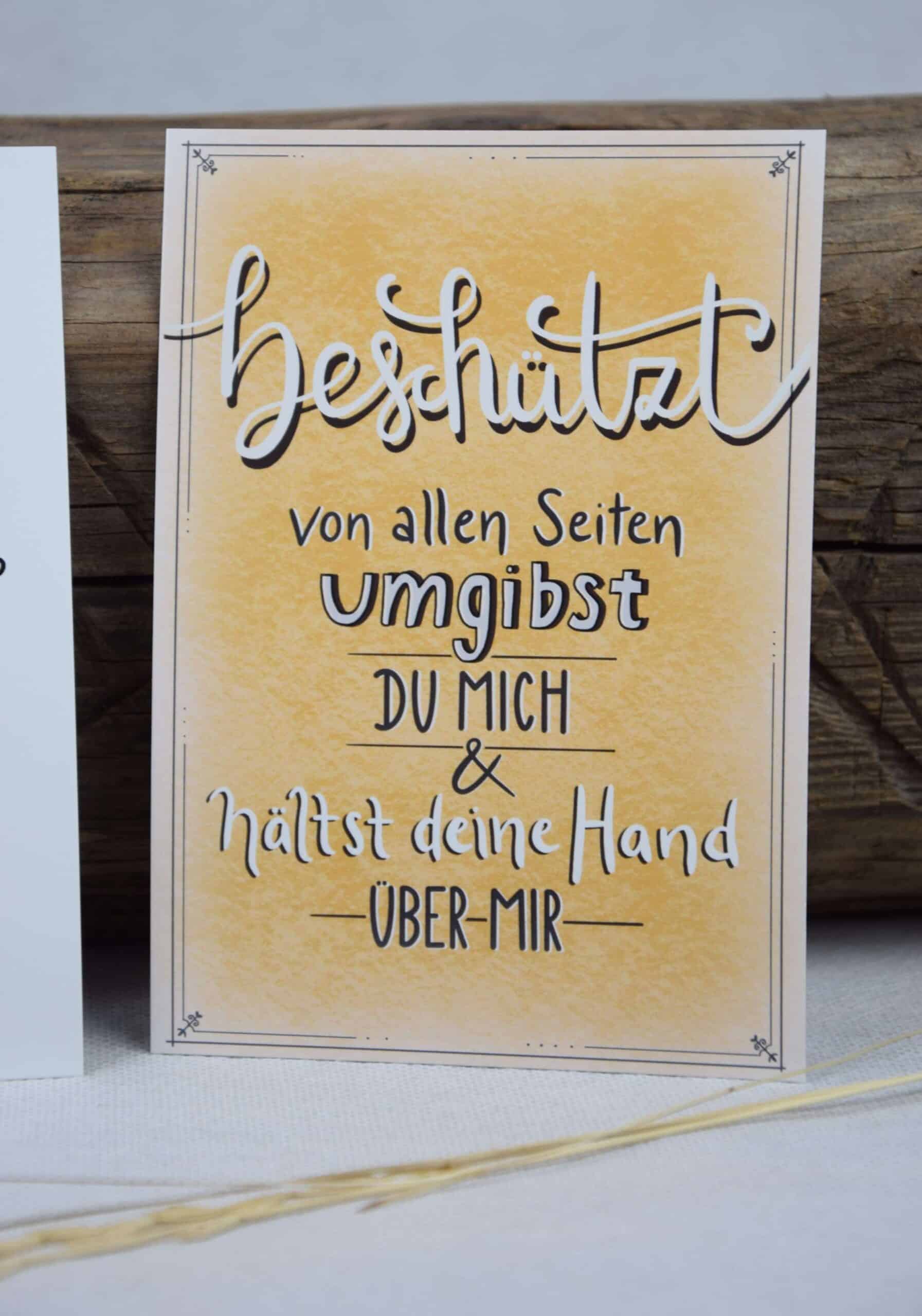 3er Kartenset "Gott" 5 Lebensfrohe christliche Grußkarte mit biblischem Spruch, christliche Marken, Glauben, Liebe.