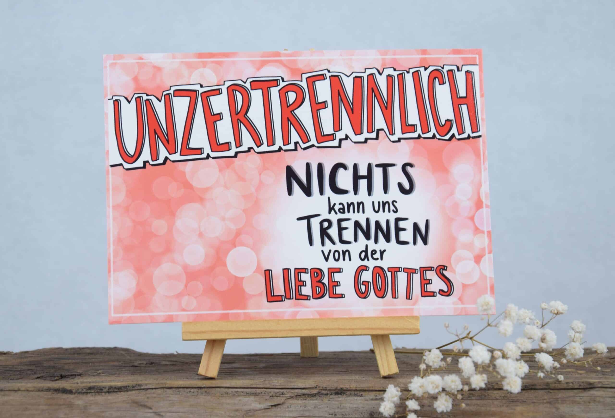 3er Kartenset "Veränderung" 5 Lebensweisheit reinterpretieren christliches Zitat Liebe Gottes, Bibelvers modern gestaltet.