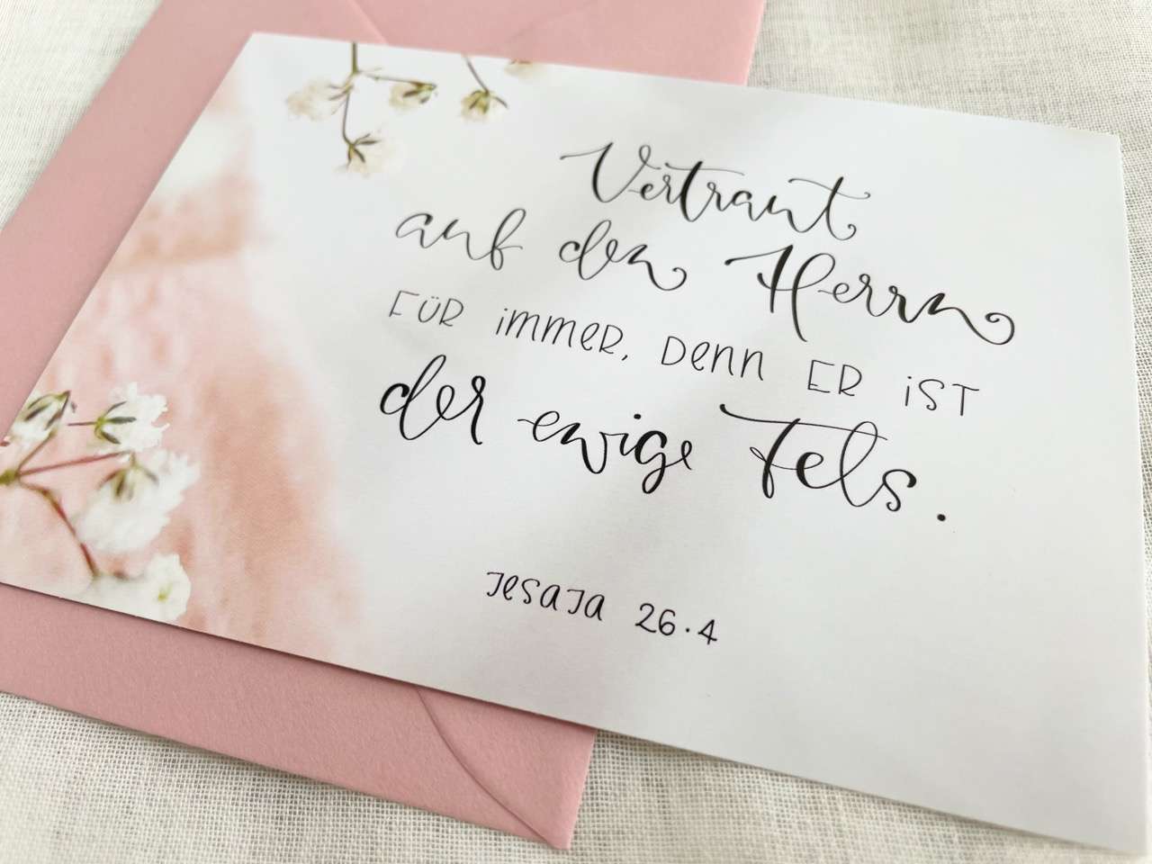 3x Vertraut auf den Herrn für immer, der ewige Fels | Postkarten mit Briefumschlag 2 Segenskreuz christliche Karte christliches Geschenk, Bibelvers, christliche Botschaft, Inspiration, Glaube, Religion, Gebet, christliche Grußkarte.