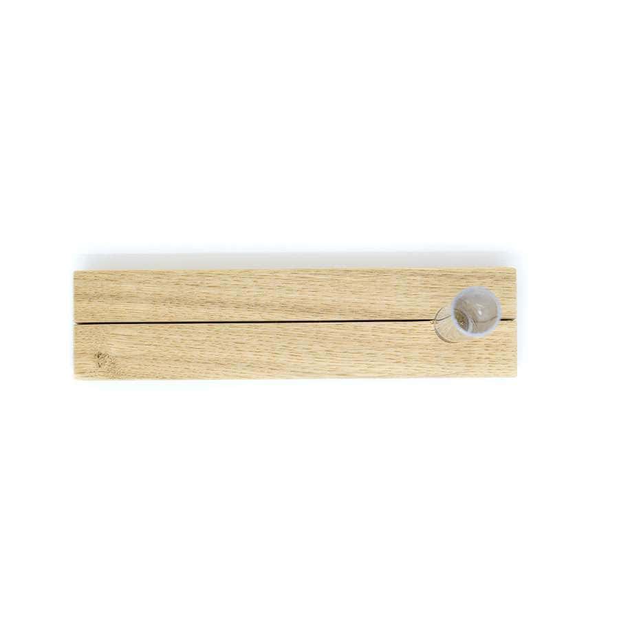 Geschenkset MUTAUSBRUCH 2 Natürliche Holzschiene mit Glühbirne für christliche Produkte, dekorative Light.