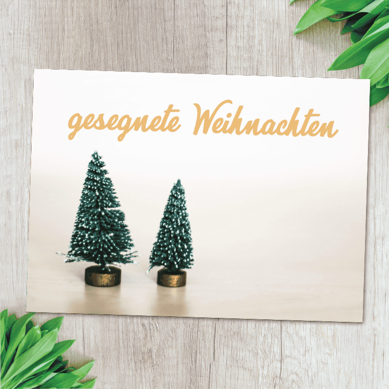 Postkarte - Gesegnete Weihnachten 1 Festliche Weihnachtskarten für Christen,Kirchen, Glauben, Weihnachten, religiöse Grüße.