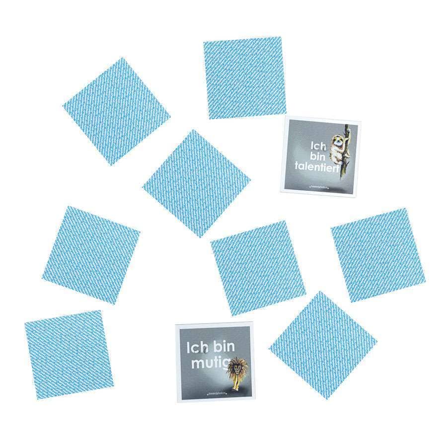 memory® Kartenspiel - 72 Karten 4 Farbfachkarte mit Hingucker Sprüchen, christliches Motiv, Inspiration, kreative Dekoration, christlicher Glaube.