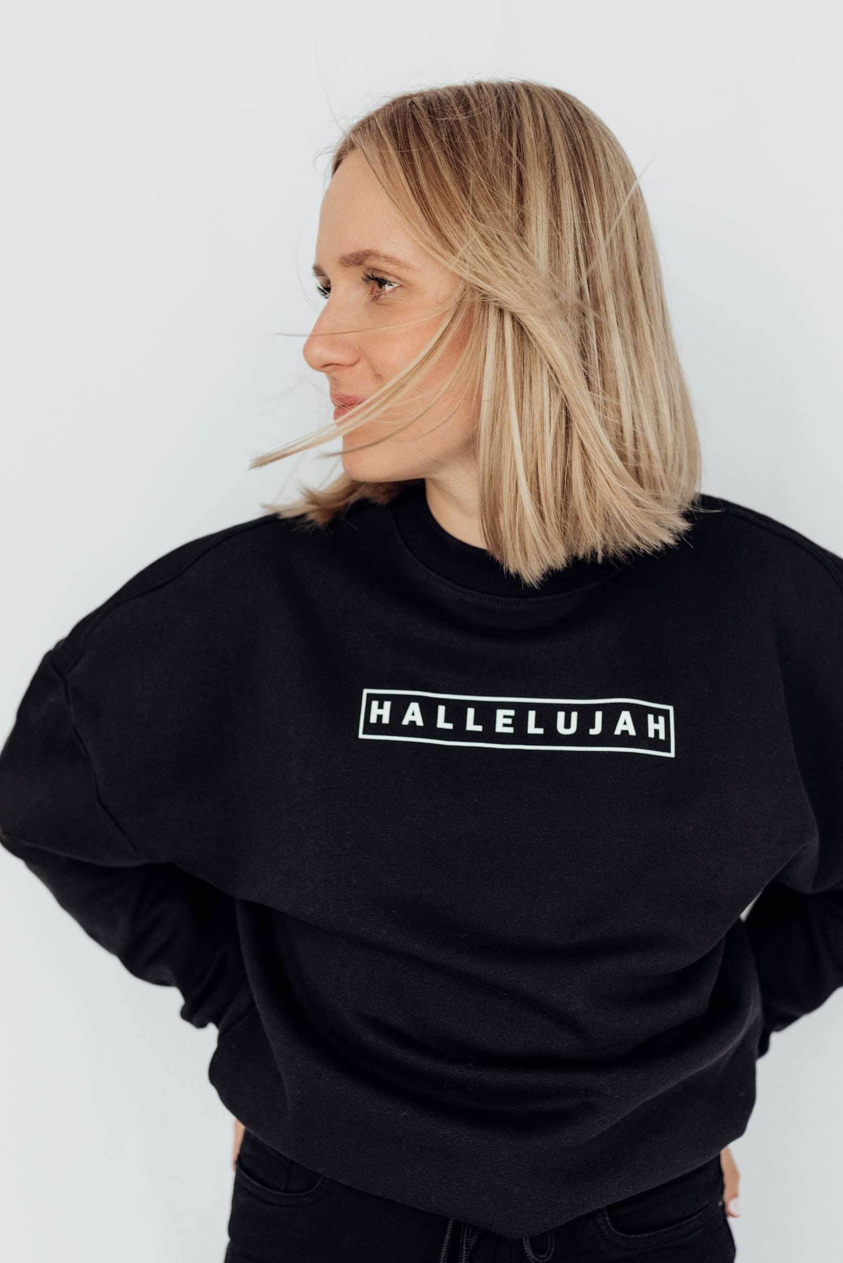 Hallelujah Hoodie für Christen, moderne christliche Streetwear, Glaubensbekleidung.