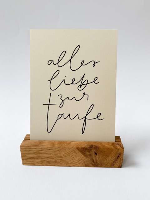 3er Set Taufe Postkarte DIN A6 | kirchliche Taufe | Christliche Papeterie | Geschenkkarte 6 Dankeschön für die Taufe, christliche Grußkarte für baptismal celebration.