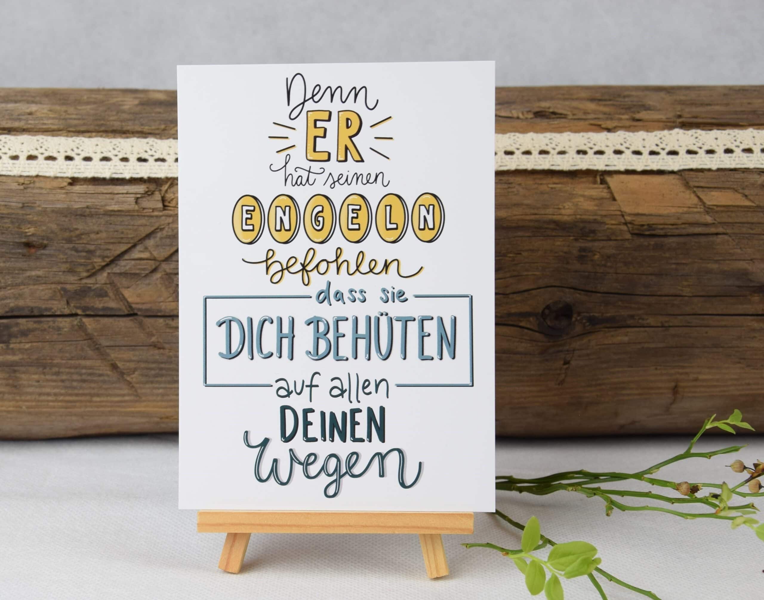 Gottesmotiv mit Bibelvers auf Holzbrett, christliches Dekor, spirituelle Wanddekoration.
