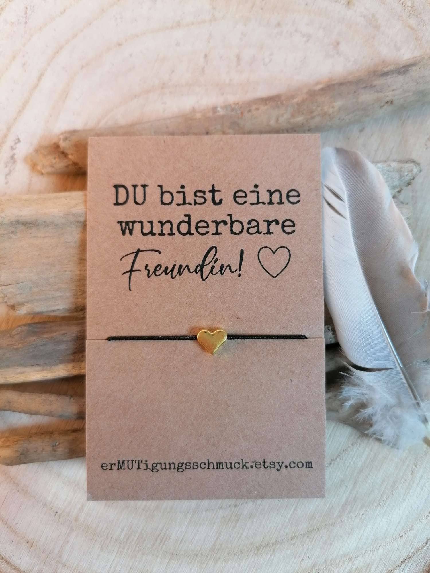 Armband Wunderbare Freundin 3 Innenschmuck mit christlichem Herz Armband, christliche Geschenke online kaufen.