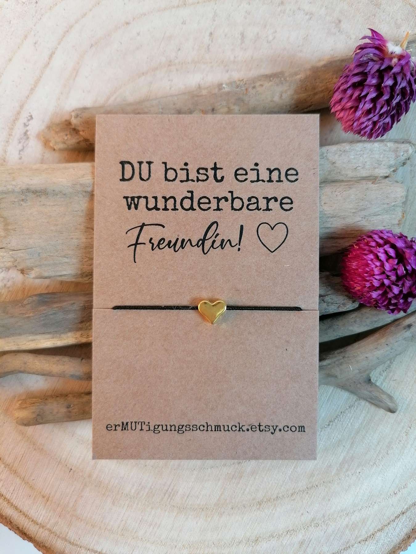 Armband Wunderbare Freundin 4 Liebevolle Freundschaftsarmbänder mit christlichen Motiven, Geschenkideen für Freunde.