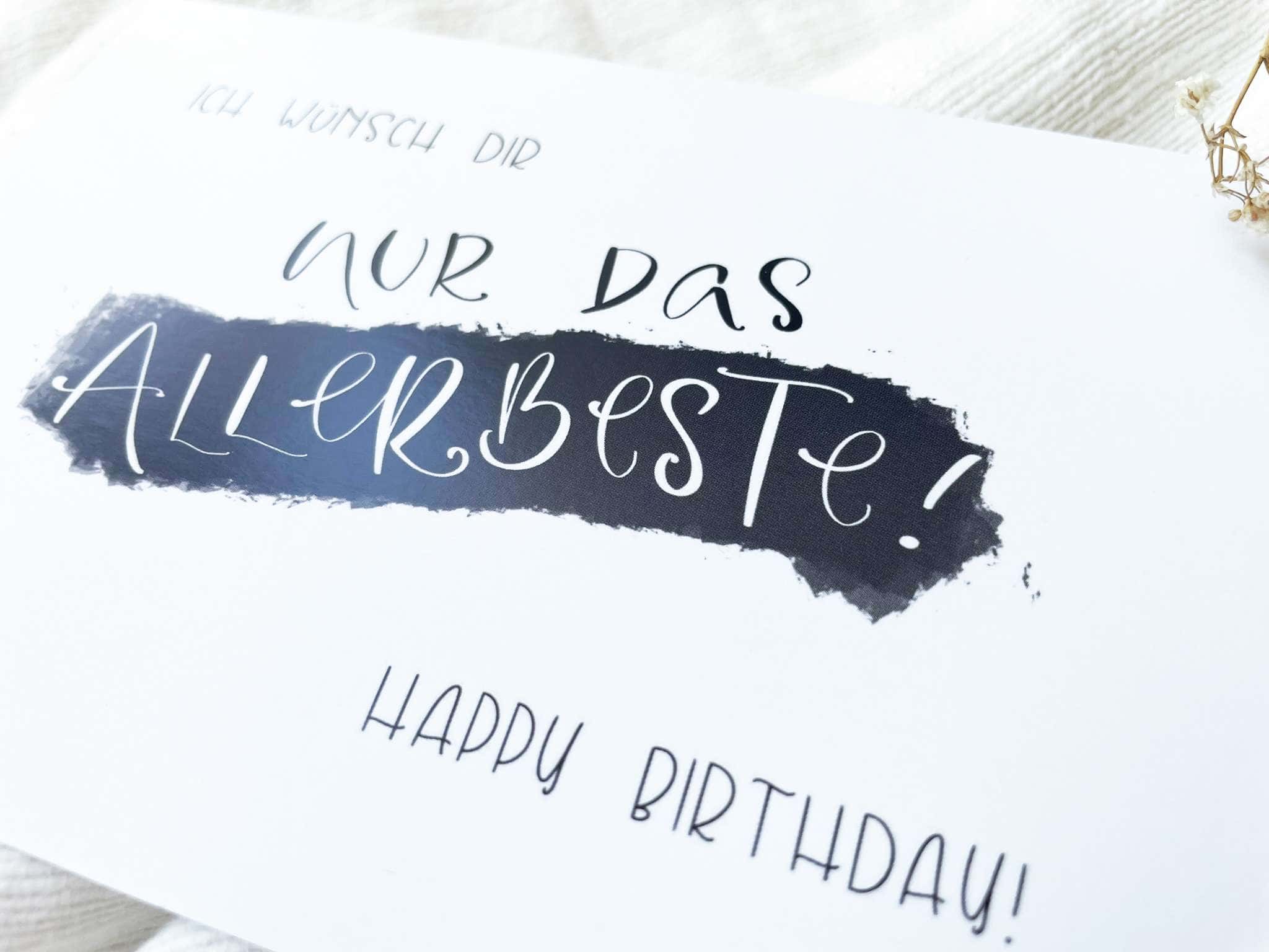 3x Ich wünsch dir nur das Allerbeste Happy Birthday! | Postkarten | für den besten Freund, Ehemann, Papa 2 Einzigartiger Geburtstagsgruß auf Karte mit christlichem Wunsch für den besten Freund, Ehemann, Papa.