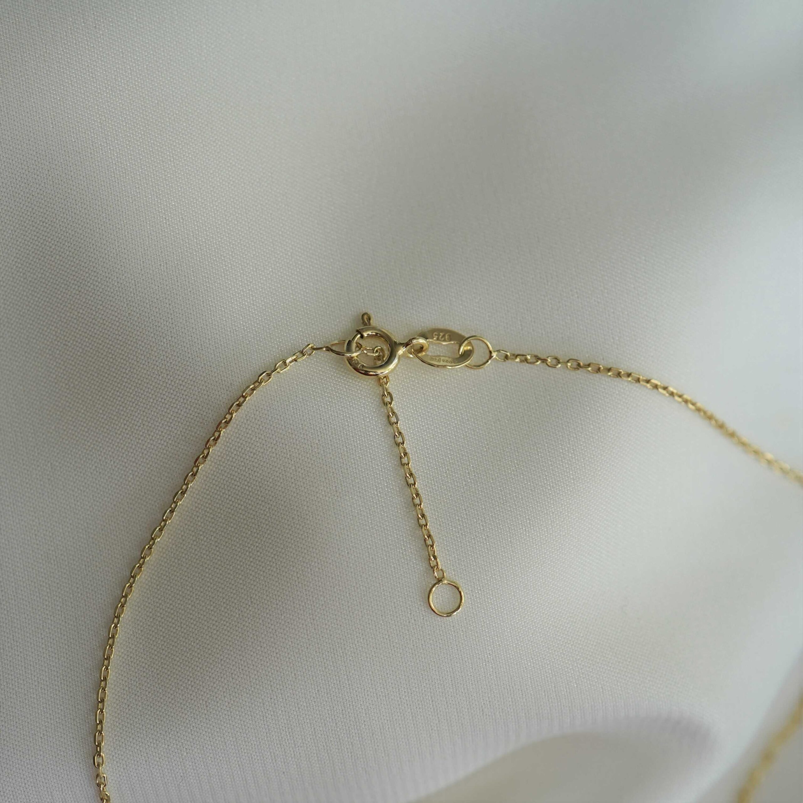 Endless Love | Christliche Kette – 925 Sterling Silber vergoldet – 42cm Länge – gold/roségold/silber 16 Feiner goldener Schmuck mit christlicher Symbolik, spiritueller Geschenkartikel.