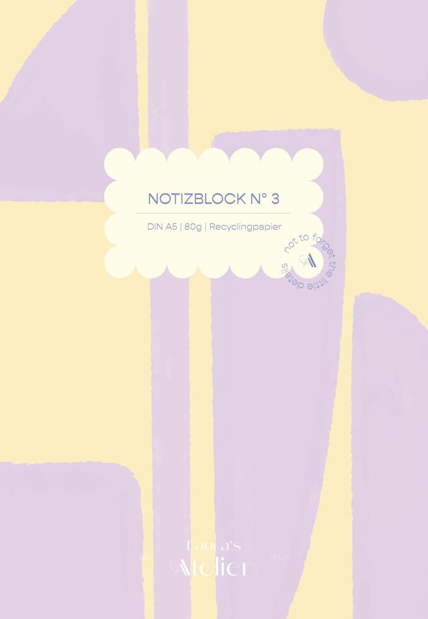 Stylisches Notizblock-Set 4 Notizblock 3 mit christlichem Design, Recyclingpapier, Geschenkartikel, vegan friendly.