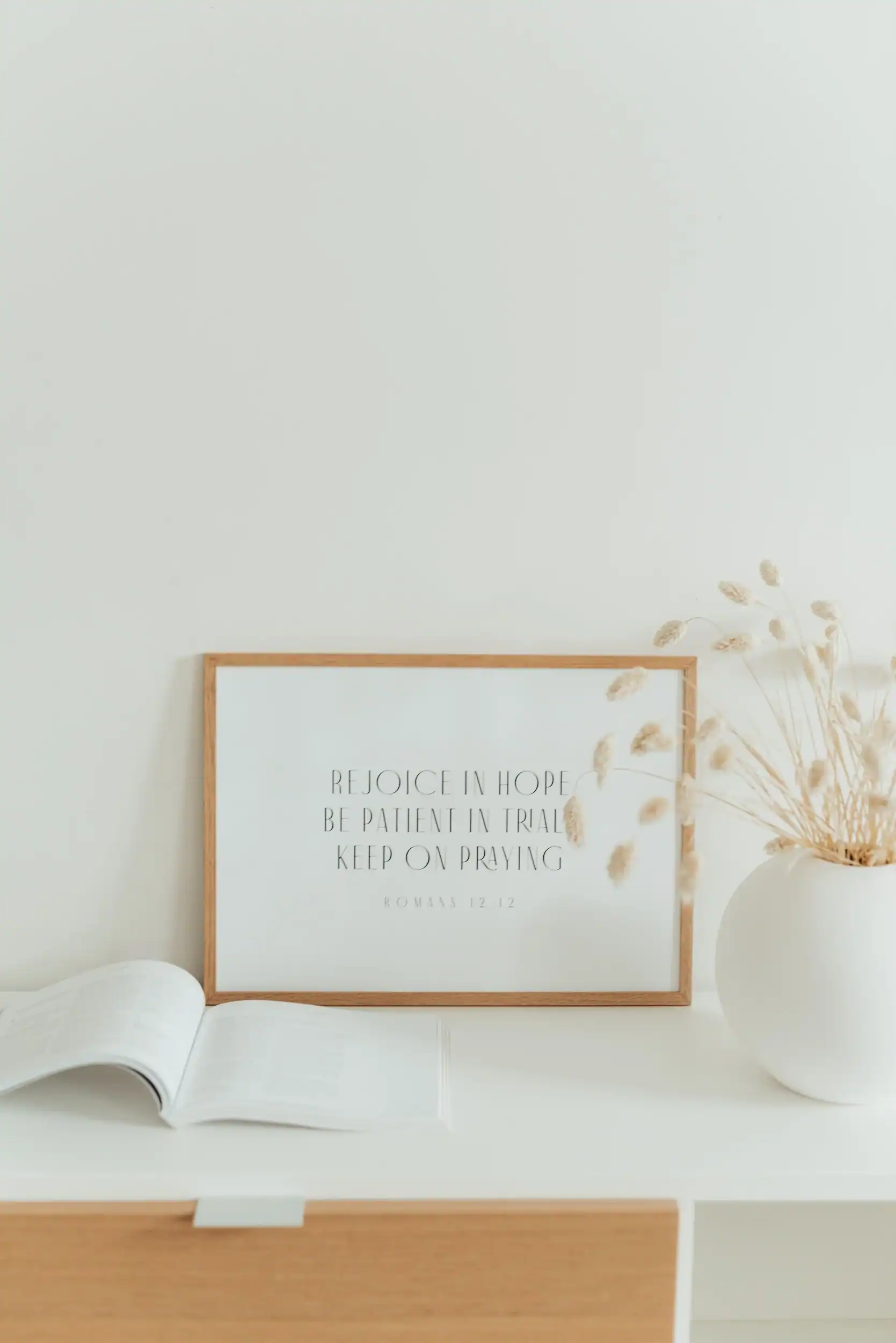 Rejoice - Poster A3 3 Inspirational christliche Zitate, Bibelvers, Glaubensbotschaft, Gebetsraum Dekor, religiöse Wandkunst.