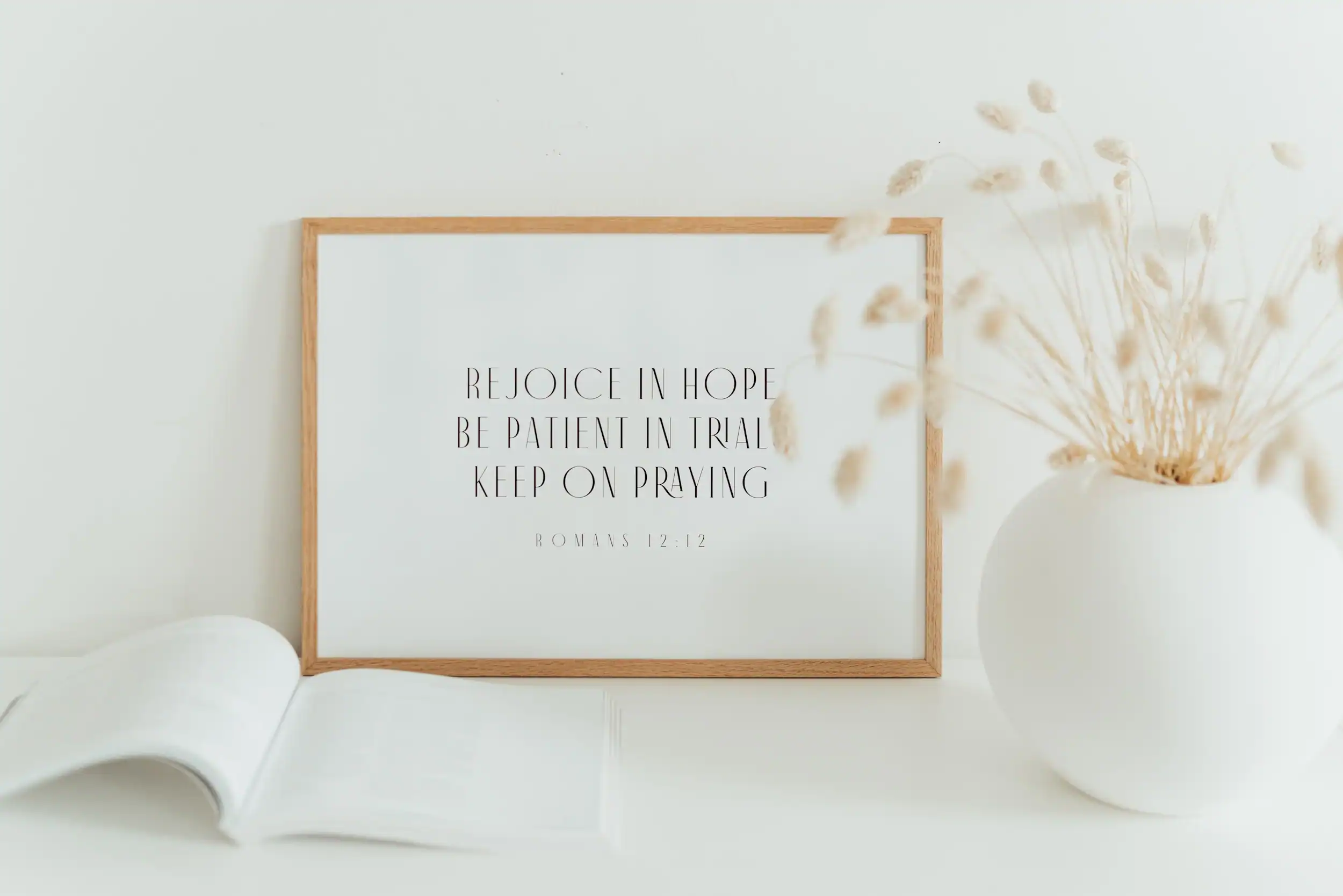 Rejoice - Poster A3 2 Gotteswort Inspiration Bibelzitat jesus christus christliche Dekorationen.