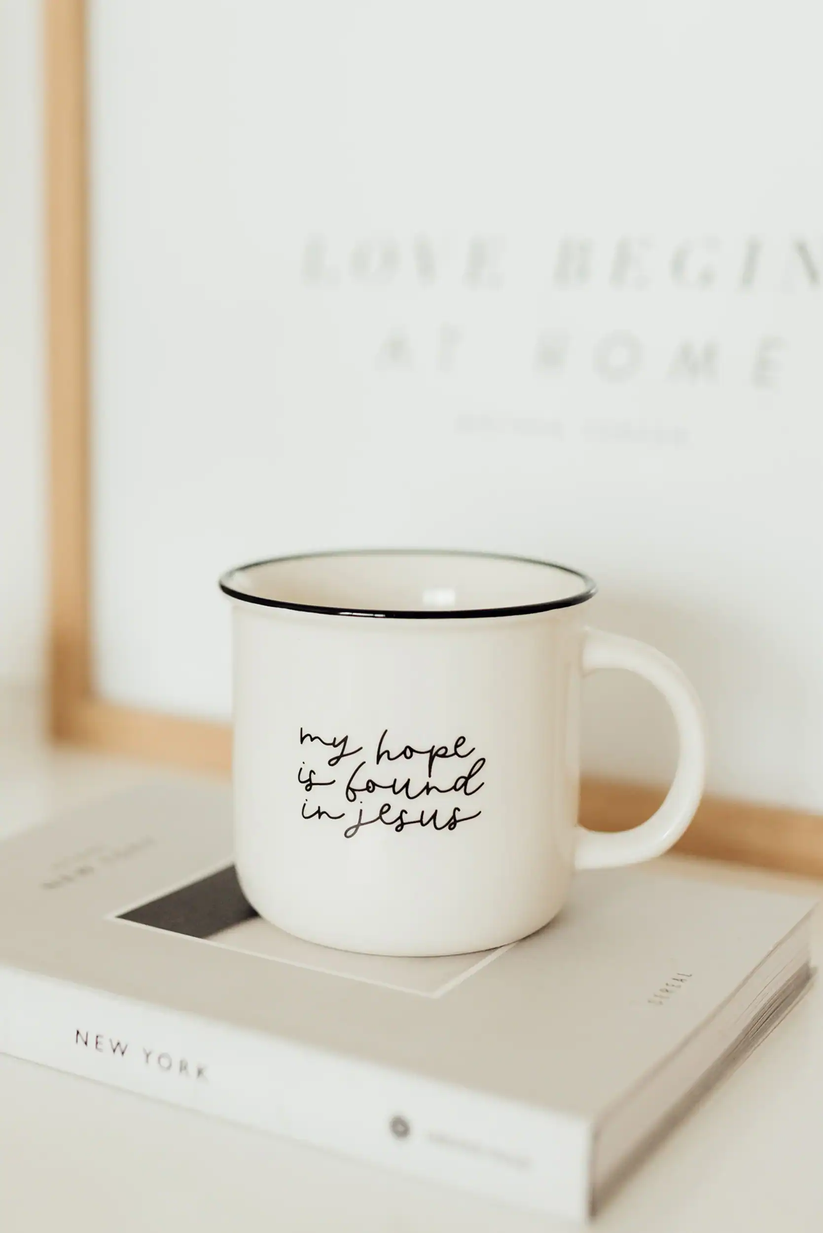 Glaube Motiv Tasse mit Bibelvers, christliches Geschenk, religiöse Dekoration, christlicher Lifestyle.