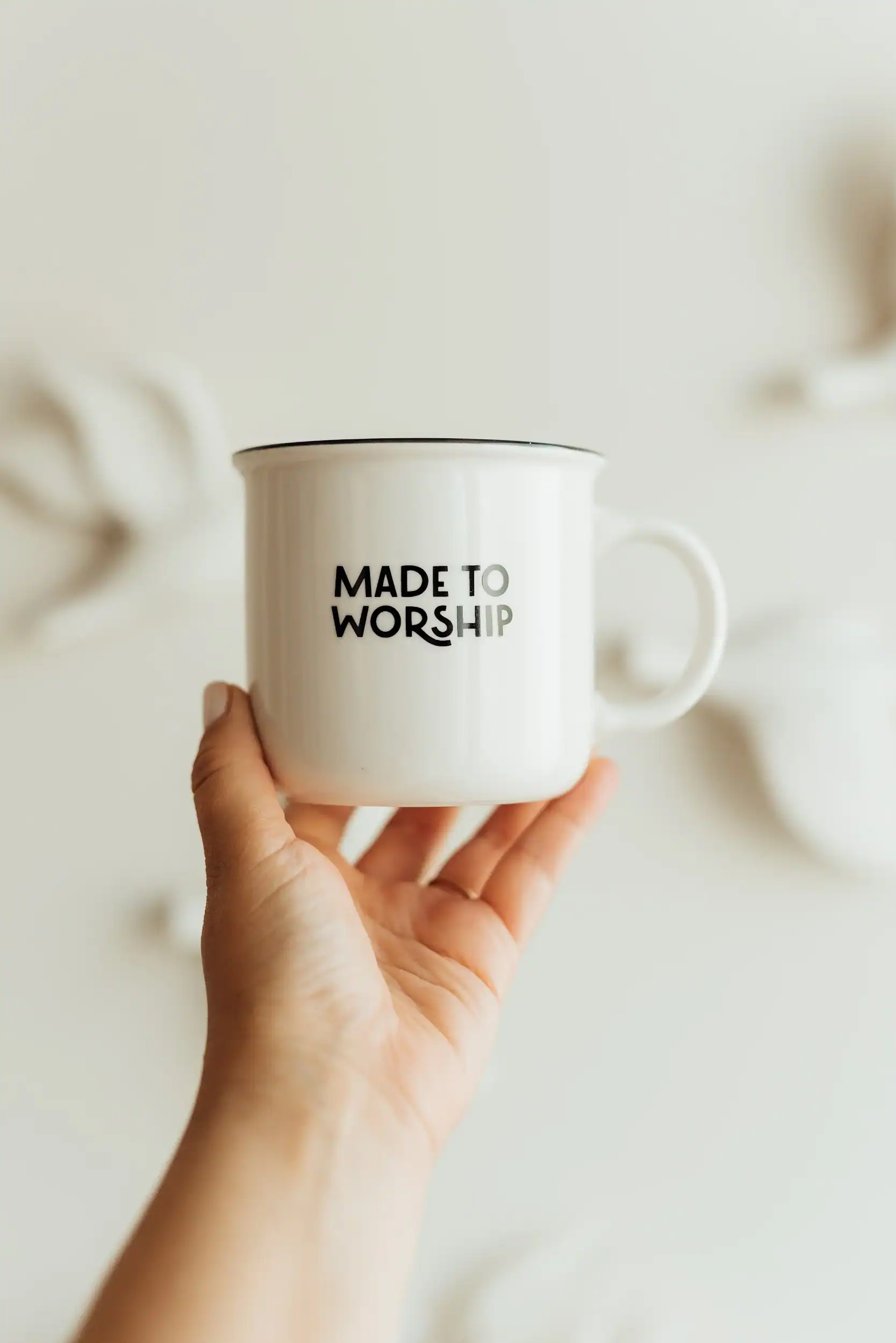 Tasse - Made to worship 2 Gottesdienst-Tasse mit "Made to Worship" Aufdruck, christliche Kaffeetasse, Geschenk.