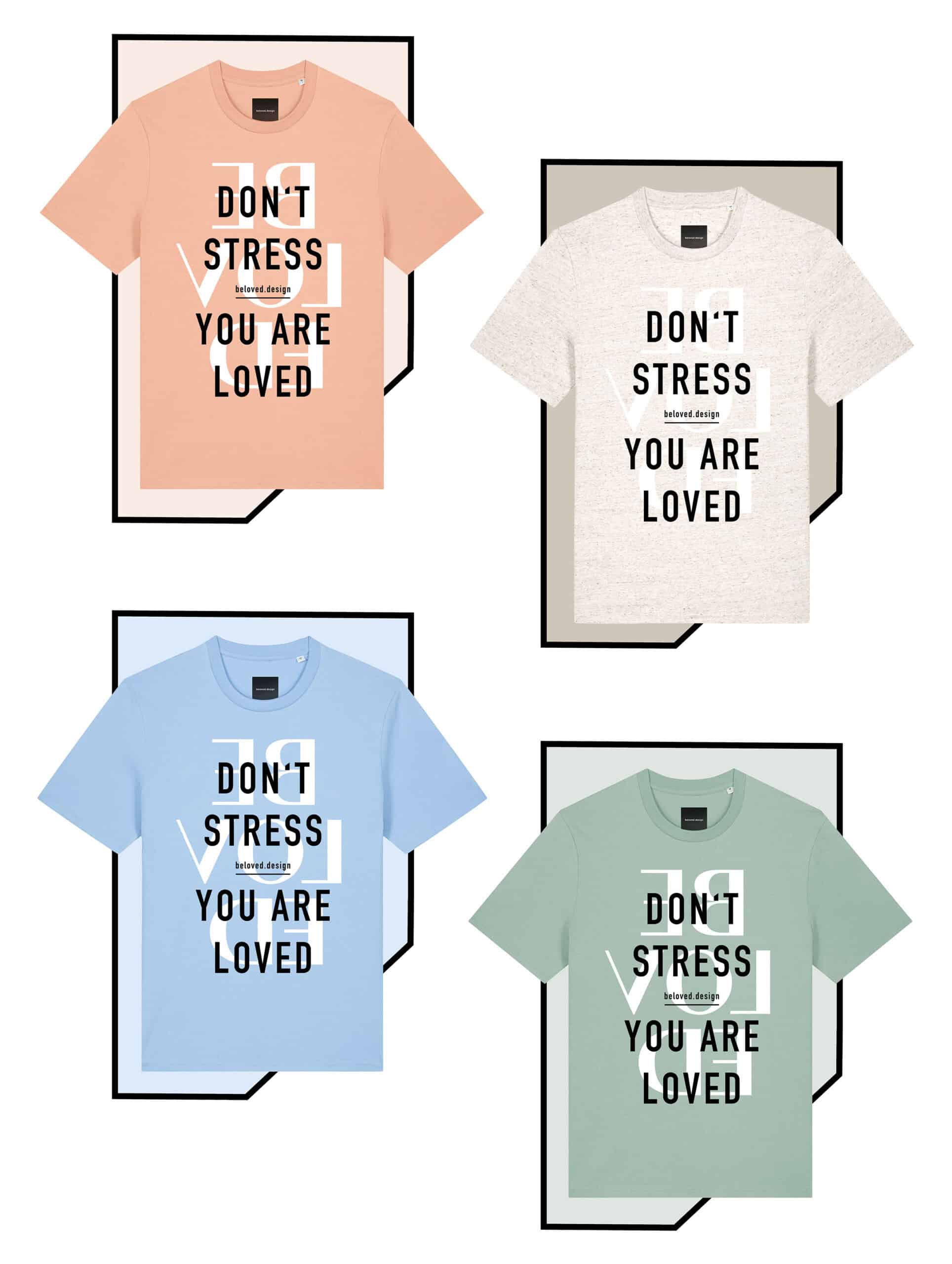 BELOVED | T-Shirt | Pastell | Unisex | Fairwear Bio-Baumwolle 12 Moderner Christliche T-Shirt mit inspirierendem Aufdruck, für Glauben und Motivation.