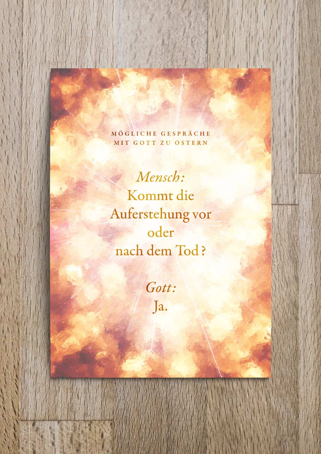 Osterkarten Super-Set: 5 verschiedene Motive 16 Himmlische Osterkarte mit Bibelvers und Neugestaltung für christliches Geschenk.
