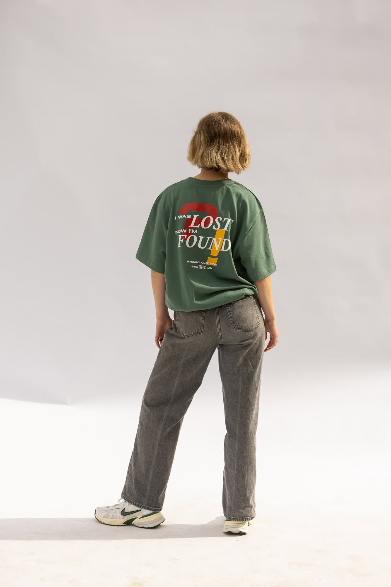 Lost - now Found Shirt 8 Modisches T-Shirt mit christlichem Spruch für junge Menschen.