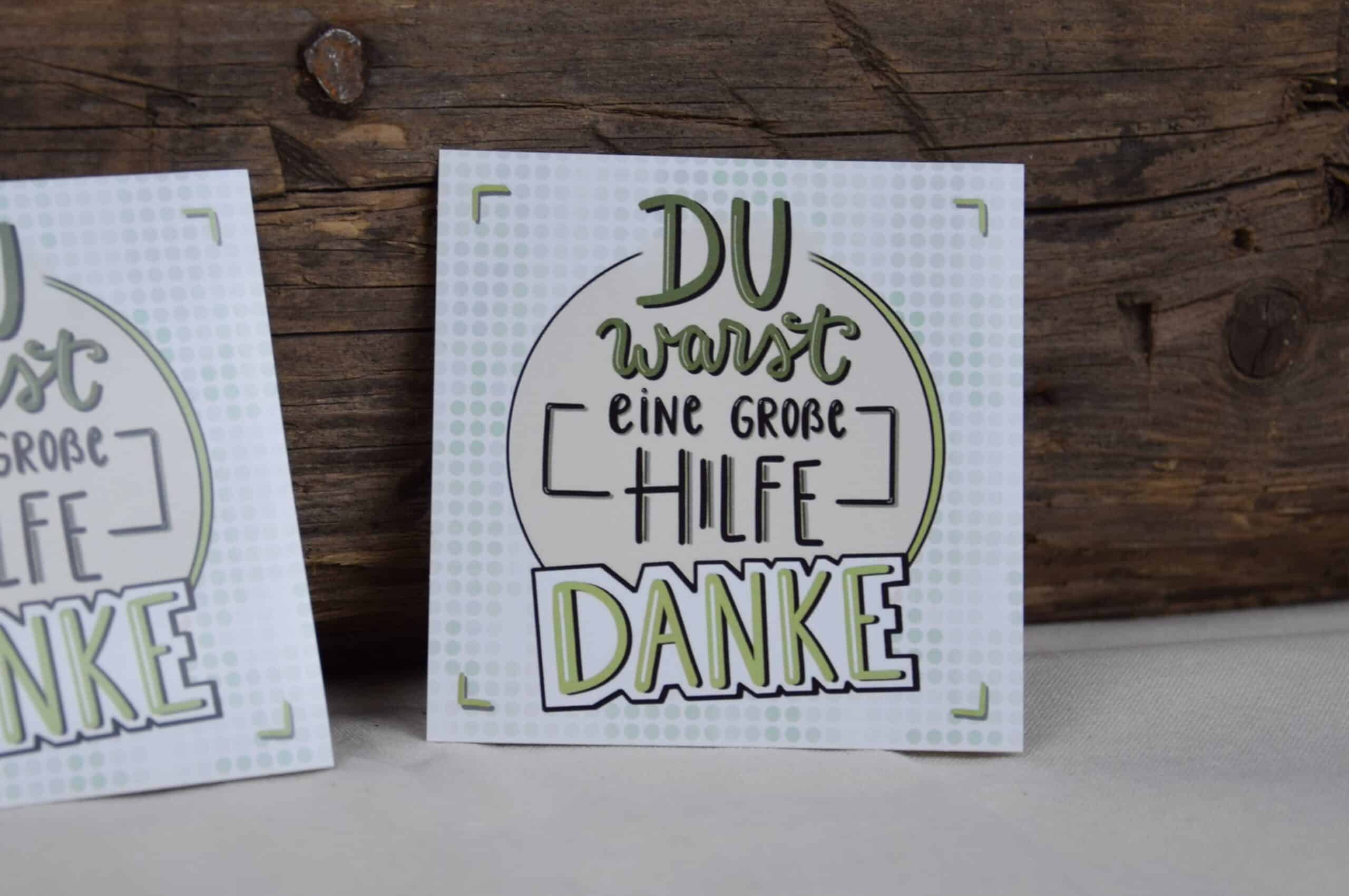Dankeschön Karte mit religiösem Gruß, christliche Dankesbotschaft, christliches Geschenk, christlicher Ausdruck.