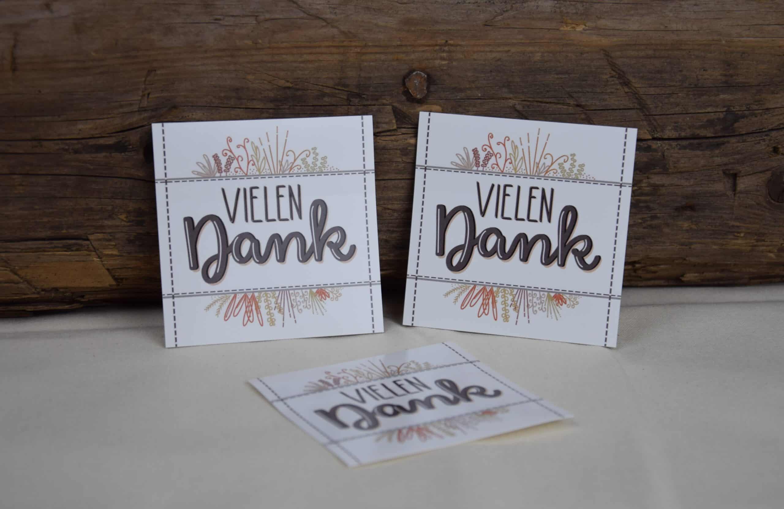 Dankeschön-Grußkarte mit Blumenmotiven, christliche Grußkarte, christlicher Dankesgruß.