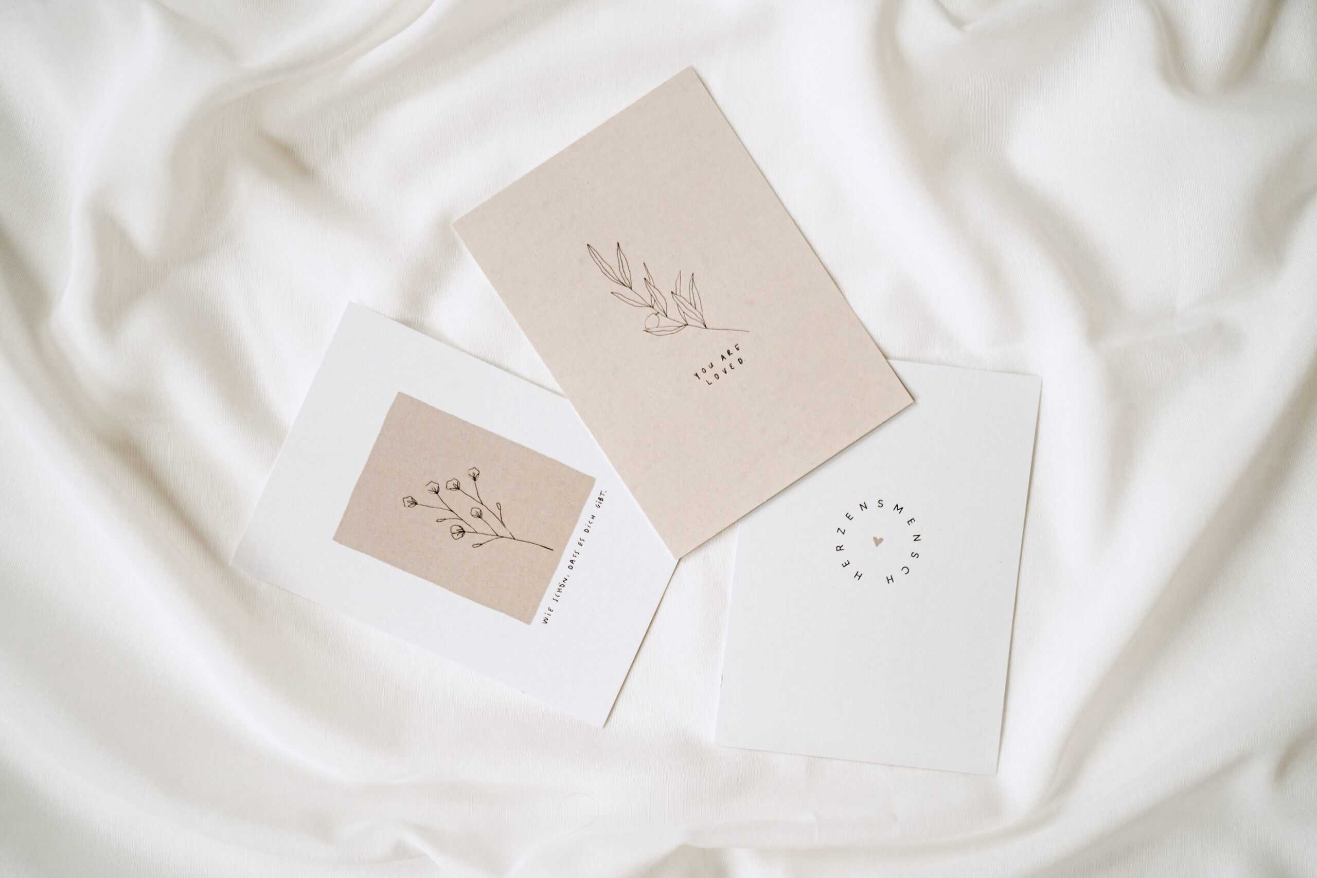 Handgemachte christliche Grußkarten auf Mookho.de kaufen.