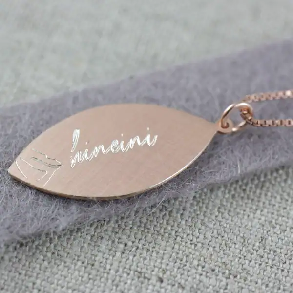 HINEINI – hier bin ich 8 Halskette mit personalisiertem Bibelvers, christliches Schmuckstück, Geschenkidee.