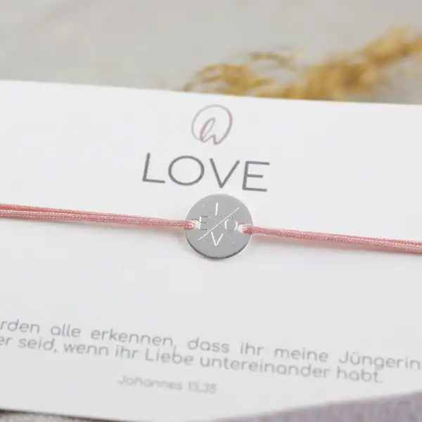 LOVE 14 Himmlisches Schmuckstück mit Liebe-Design, christliche Geschenkidee, christlicher Glaube.