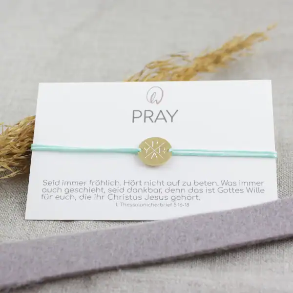PRAY 12 Gebetsarmband mit Bibelvers, christliches Schmuckstück, christliche Geschenke, Glaube, Hoffnung.