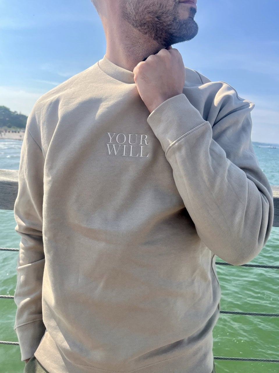 Oversize Sweatshirt - "YOUR WILL" 17 Glaube und Inspiration - Christliche Mode für Christen bei mookho.de.