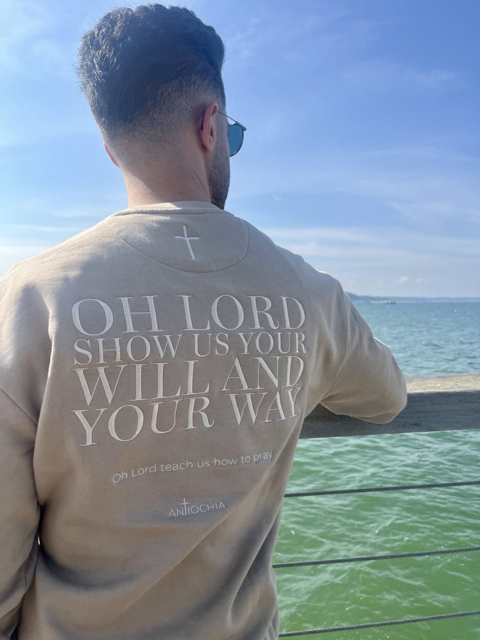 Oversize Sweatshirt - "YOUR WILL" 16 Glaubenskleidung mit christlichem Gebet, christliche Mode, christliche Marken, christliche Shirts.