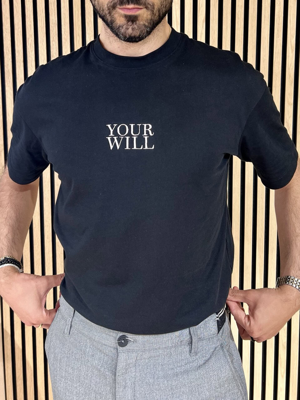 Heavy Oversize T-Shirt - "YOUR WILL" 12 Motivations T-Shirt mit Bibelvers, christliche Mode, evangelisches Kleidungstück, christliche Lifestyle.