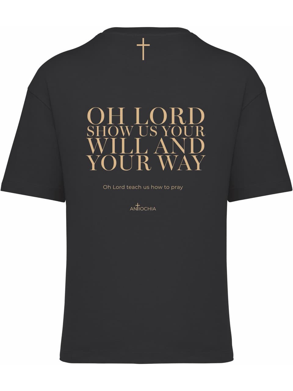 Heavy Oversize T-Shirt - "YOUR WILL" 15 Glaubens T-Shirt mit Bibelvers, christliches Design, Gebet Mode, religiöse Kleidung.