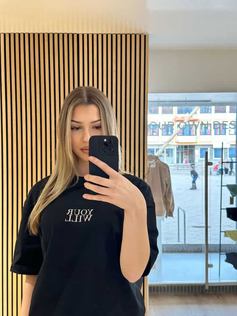 Heavy Oversize T-Shirt - "YOUR WILL" 14 Modische Christliche T-Shirt Frau, stilvolles Ethno Design, inspirierende Bibel Sprüche.