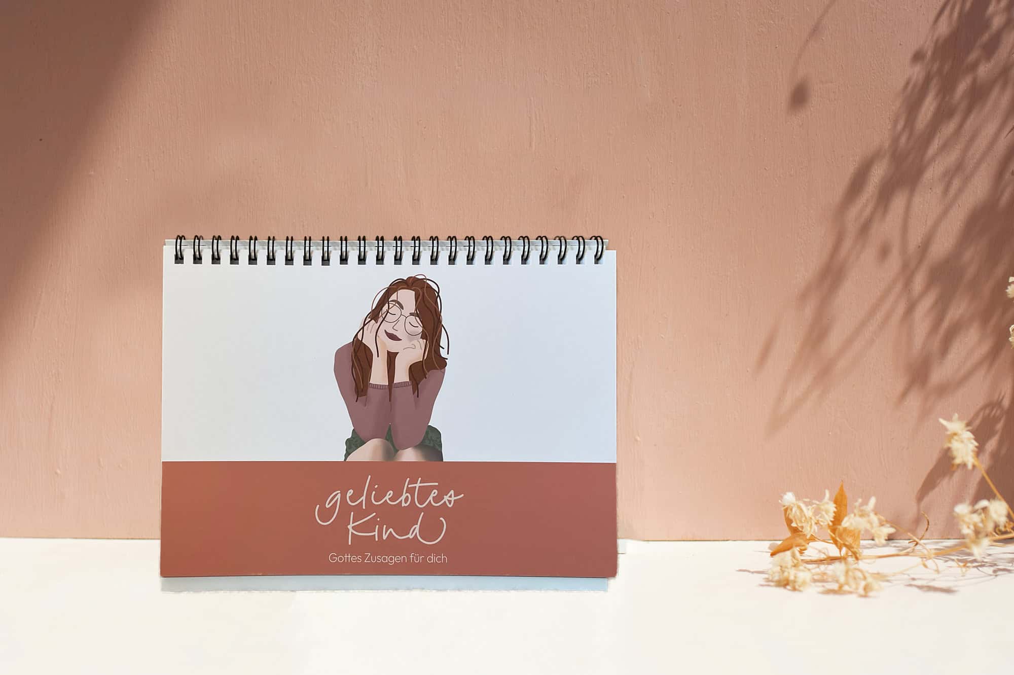 Kalender "geliebtes Kind" 2 Gebetskalender mit christlichem Motiv und inspirierenden Zitaten, christliche Marken.