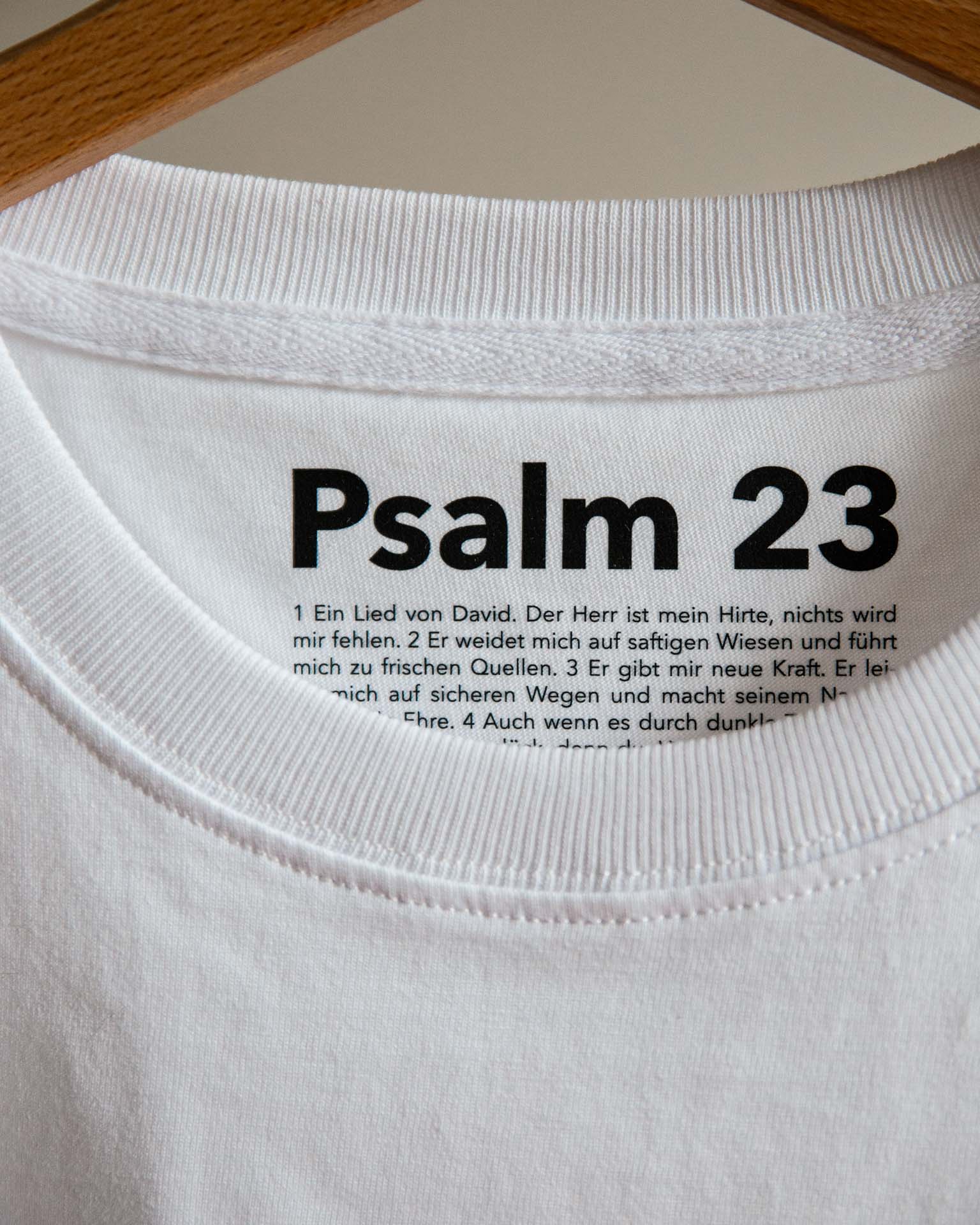 mäh / tshirt / psalm 23 14 Glaubensshirt mit Psalm 23 Bibelvers für Christen, christliches T-Shirt mit Bibeltext.