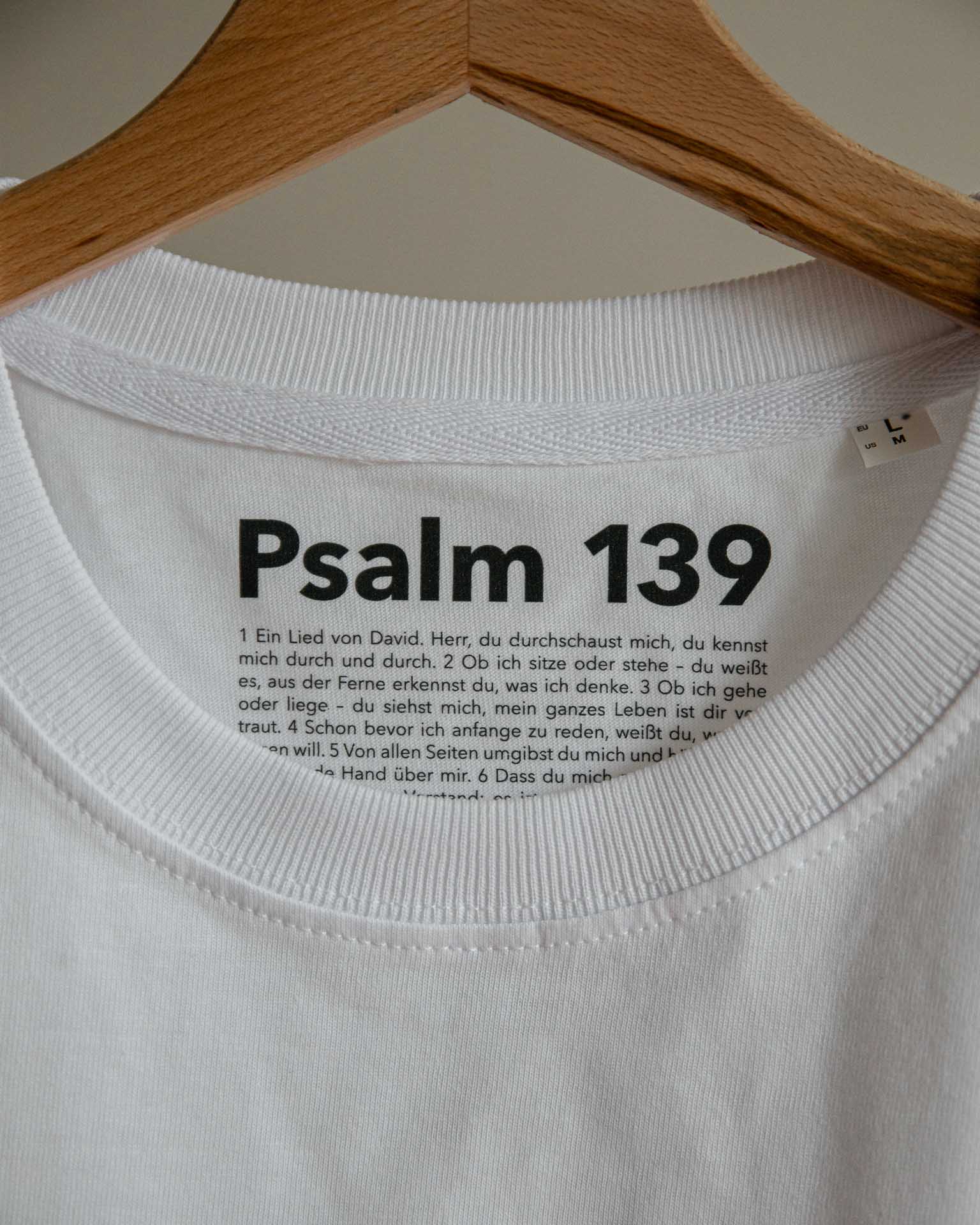 original / tshirt / psalm 139 14 Moderne weiße Bibel-T-Shirt mit Psalm 139 Druck, christliche Mode, christliches Kleidung.
