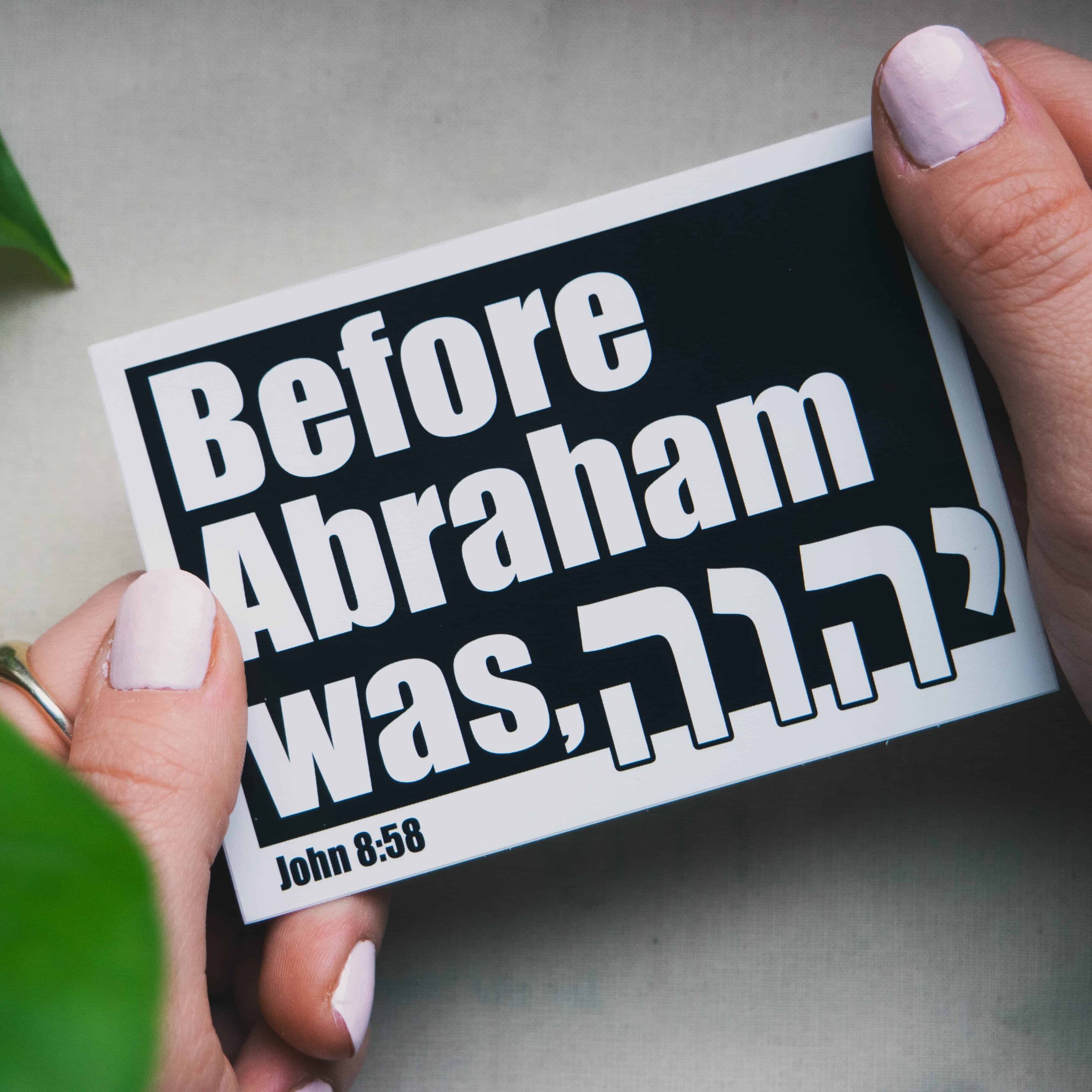 10 Christliche Sticker – ABRAHAM | Bibelvers Aufkleber für Evangelisation, Gemeinde, Jugendgruppe und Alltag – wetterfest und ablösbar 2 Glaubensbotschaft mit Bibelvers auf christlischer Marketplace-Website.