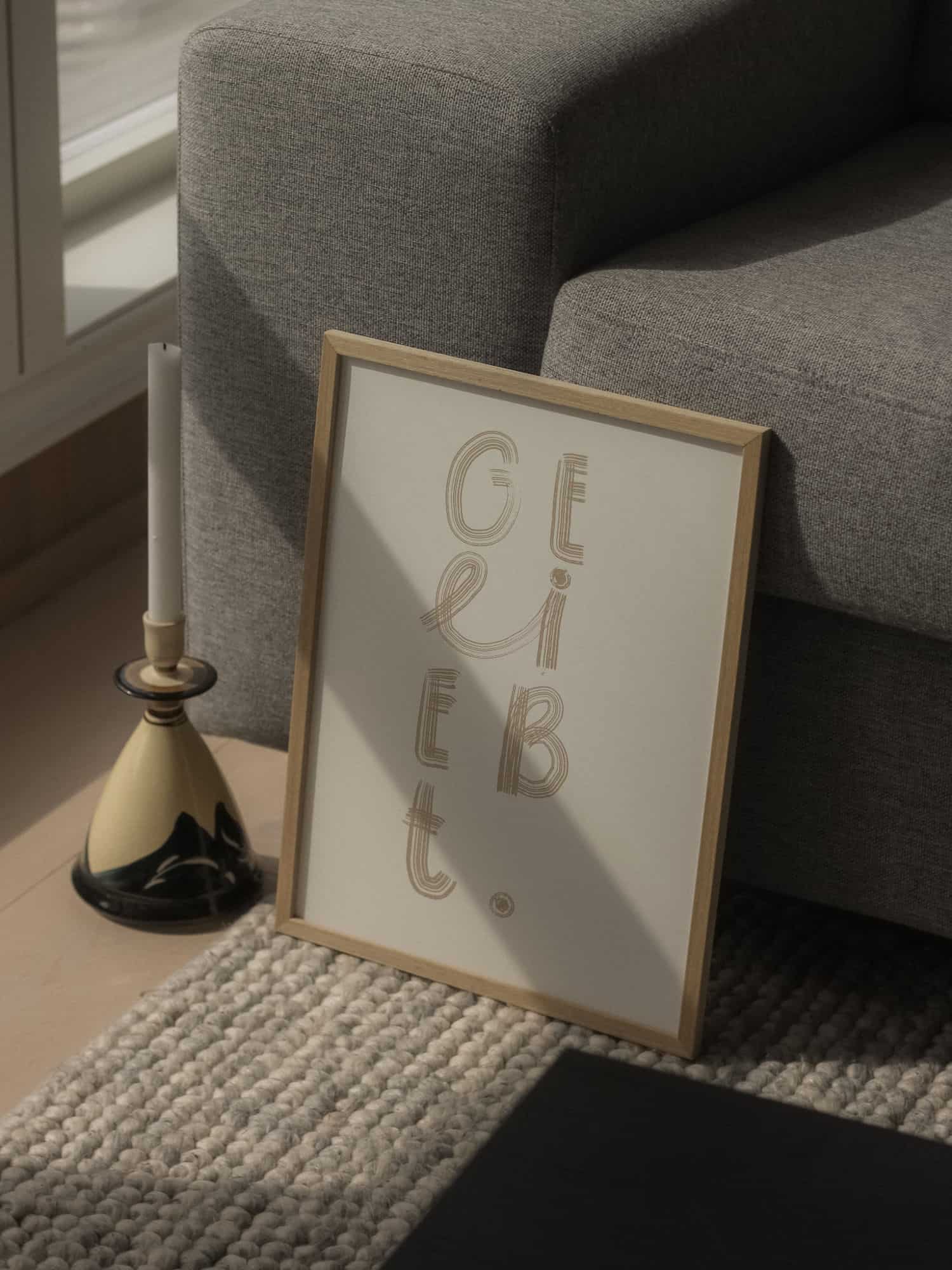 Poster "Geliebt" 10 Moderne christliche Dekoration, Wandbild mit Bibelvers, christliche Wohnaccessoires, christliche Geschenkideen.