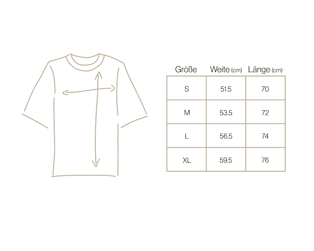 Teach me your Way Jesus Shirt 9 Herren T-Shirt Größenübersicht, christliche Mode, passende Bibel Shirts, christliche Kleidung.