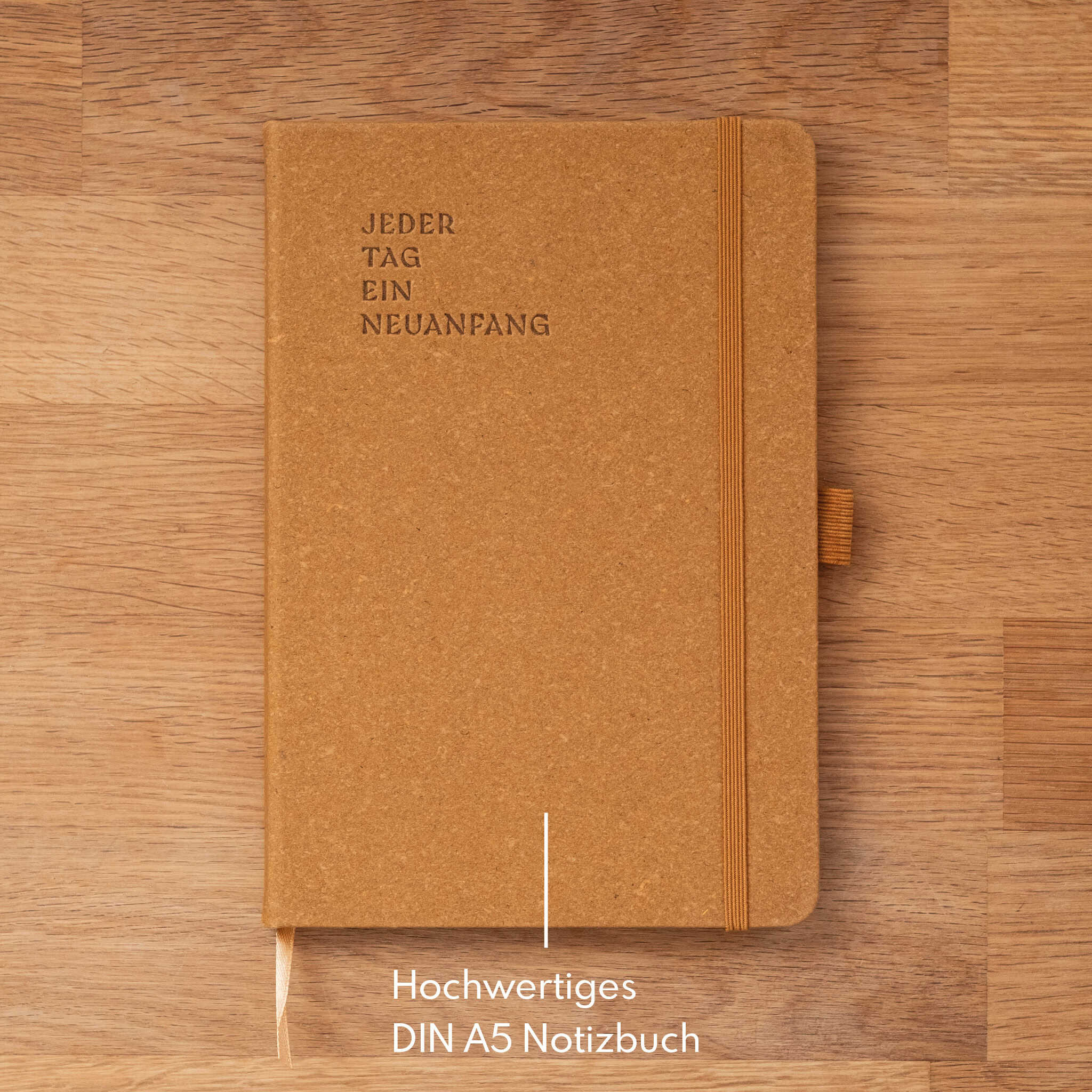 Notizbuch Jeder Tag ein Neuanfang 10 Hochwertiges DIN A5 Notizbuch mit christlichem Motiv und Schreibblock.