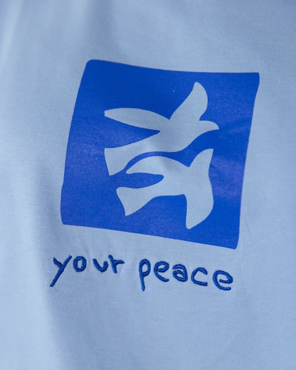 Peace - Woman Shirt 10 Friedenstaube auf T-Shirt, christliche Marken, Glaube, Liebe, Spiritualität, Mookho.de.